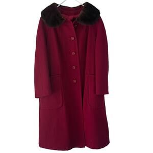 Rogues Gallery Vintage Women's Size Medium 100% Pure‎ Wool Trench Pea Coat
